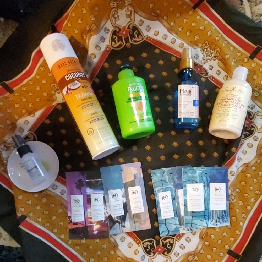 Assorted Hair Lot R+Co Maui Shea Moisture Samples